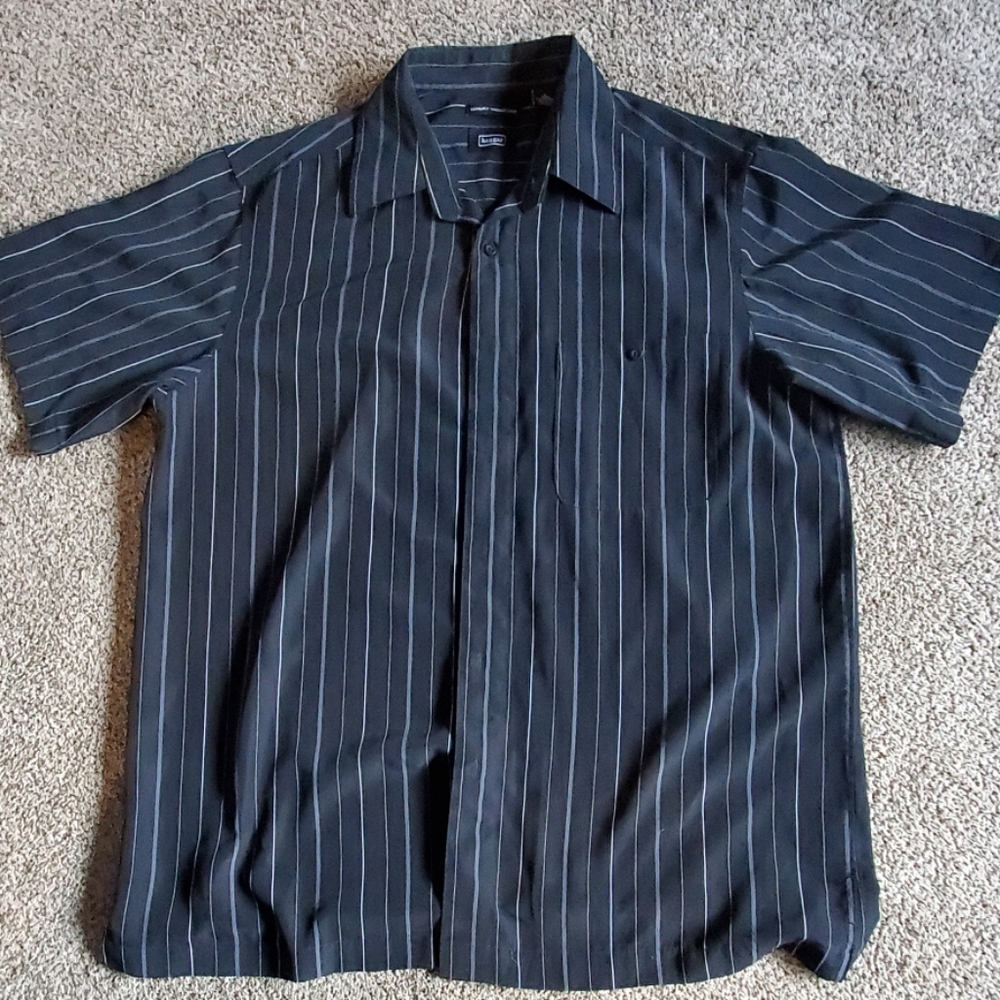 Haggar Luxury Microfiber short sleeve dress shirt